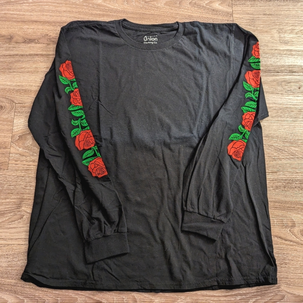 Artist Union traditional tattoo style graphic long sleeve shirt XL